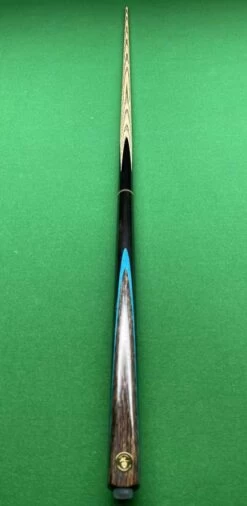 Single Splice Sugar Plum Cue With Blue Veneer -Billiards Equipment Shop 1958 snooker