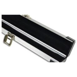 Peradon Silver Aluminium One Piece Cue Case -Billiards Equipment Shop 2591 open 20end thumb 431