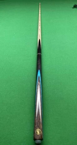 Single Splice Sugar Plum Cue With Blue Veneer -Billiards Equipment Shop 913 palm