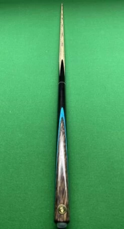 Single Splice Sugar Plum Cue With Blue Veneer -Billiards Equipment Shop 932 sugar