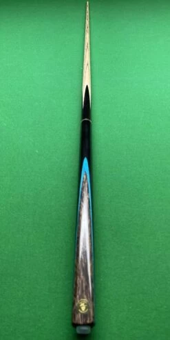 Single Splice Sugar Plum Cue With Blue Veneer -Billiards Equipment Shop 933 billiard