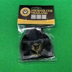 Premium Phoenix Black Leather Chalk Pouch