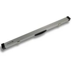 Peradon Silver Aluminium Cue Case 3QTR -Billiards Equipment Shop cue case three quarter aluminium