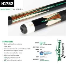McDermott H1752 Premier Snakewood Pool Cue