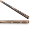 Peradon Knight Cue Zebrano & Ebony Snooker Cue