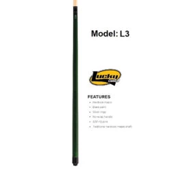 McDermott Lucky L3 Pool Cue Precision With A Vibrant Green Finish