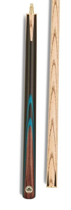 Luna 3/4 Jointed 8 Ball Cue Peradon UK -Billiards Equipment Shop luna close up butt