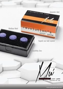 Mui Phoenix Cue Tip Blue 11mm -Billiards Equipment Shop mui tips