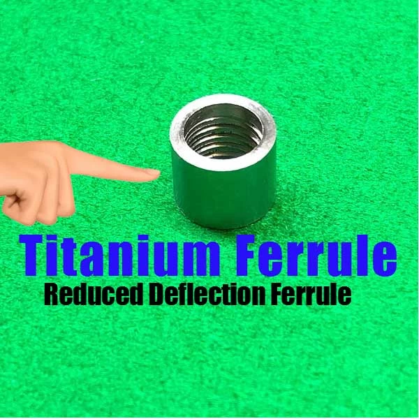 Premium Titanium Billiard Ferrules 1 Premium Titanium Billiard Ferrules