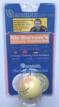 Aramith Nic Barrow Training Ball For Precision Cue Ball Control 3 Aramith Nic Barrow Training Ball For Precision Cue Ball Control - Image 3